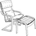 Chair & Ottoman