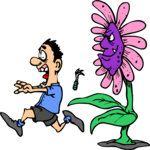 Flower - Angry Clip Art