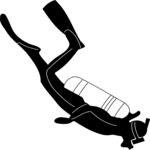 Scuba Diver 04 Clip Art