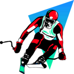 Skier 24 Clip Art