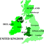 British Isles - Counties Clip Art