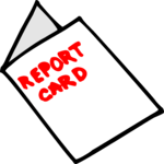 Report Card 3 Clip Art