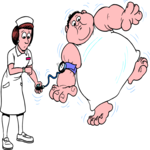 Patient - Inflated Clip Art