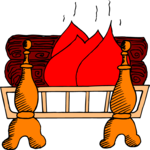 Fireplace 11 Clip Art