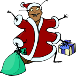 Santa - Ant Clip Art