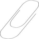 Paper Clip 05 Clip Art