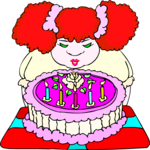 Blowing out Candles 11 Clip Art