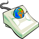 Trackball - Earth Clip Art