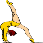 Gymnast 3 Clip Art