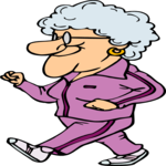 Woman Walking 4 Clip Art