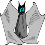 Bat 17 Clip Art
