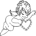 Cupid Flying Clip Art