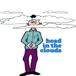Head in the Clouds Clip Art