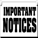 Important Notices Clip Art