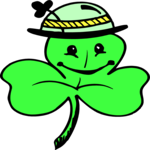 Shamrock - Cartoon 4 Clip Art