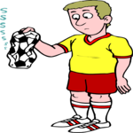 Soccer - Player 40 Clip Art
