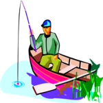 Fishing 092 Clip Art