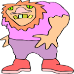 Mutant Hunchback Clip Art