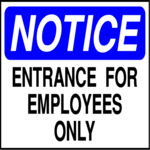 Employee Entrance Clip Art