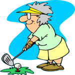 Golfer 081 Clip Art