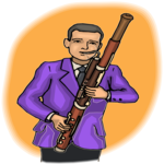 Bassoon Player Clip Art
