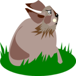 Rabbit 19 Clip Art