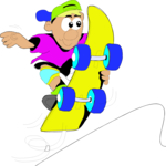 Skateboarding 13 Clip Art