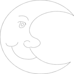 Moon 01 Clip Art