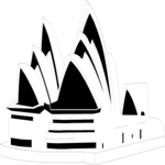 Sydney Opera House 09 Clip Art