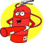 Fire Extinguisher - Cartoon