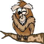 Owl Winking Clip Art