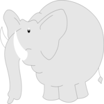 Elephant 01 Clip Art