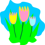 Tulips 04 Clip Art