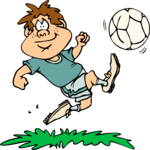 Soccer - Player 69 Clip Art