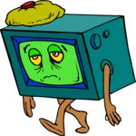 Television - Ill Clip Art