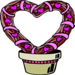 Heart Wreath 2 Clip Art