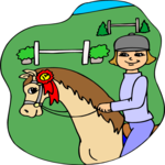 Equestrian - Champion Clip Art