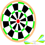 Dart Board 03 Clip Art