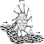 Water Wheel Clip Art