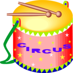 Circus - Drum Clip Art