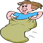 Sack Race 5 Clip Art