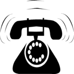 Telephone - Ringing 2 Clip Art