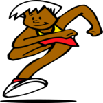 T & F - Runner 15 Clip Art