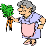 Woman with Carrots
