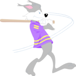 Baseball - Wolf 1 Clip Art