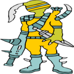 Mutant Warrior 47 Clip Art