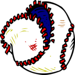 Baseball - Ball 07 Clip Art
