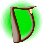 Harp 04 Clip Art