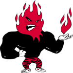 Flame Face Clip Art