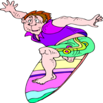 Surfer 26 Clip Art